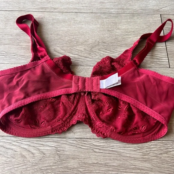 Wacoal 85702 Tulip Semi-Sheer Underwire Bra 36DD - Picture 4 of 5